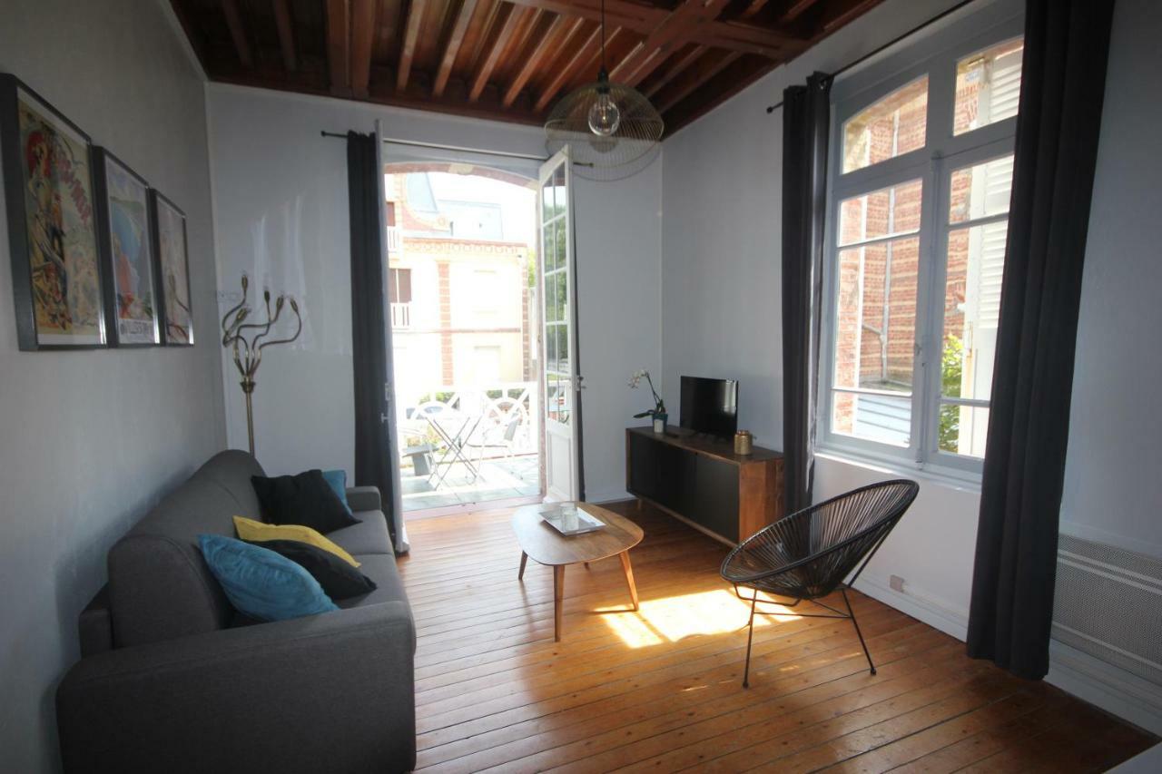 Studio + Terrasse Centre-Ville Villers Sur Mer Appartement Buitenkant foto